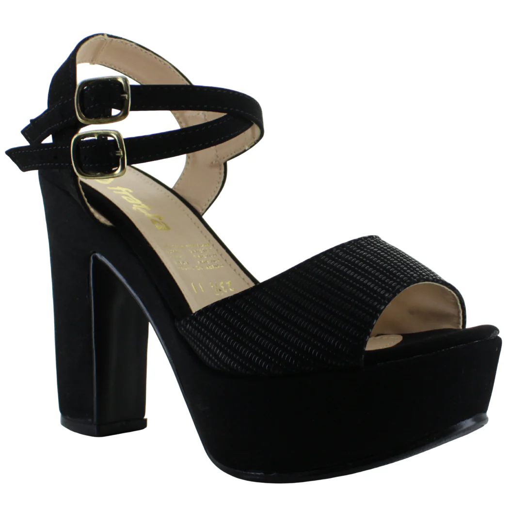 FRATTA SANDALIA PLATAFORMA MODA FIESTA PULSERA MUJER 71178 - Imagen 3