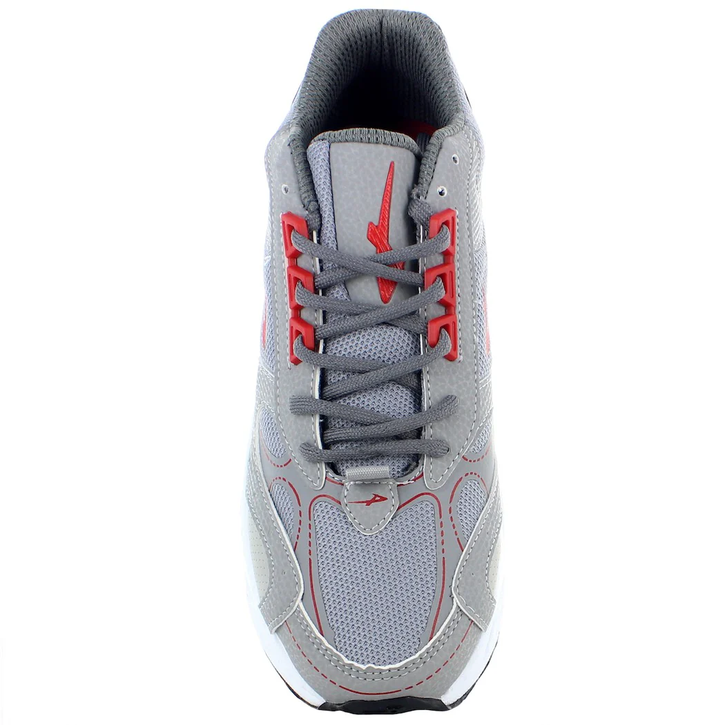 PONTIAC TENIS CORRER GRIS/OXFORD/ROJO PARA HOMBRE 77199 - Imagen 4