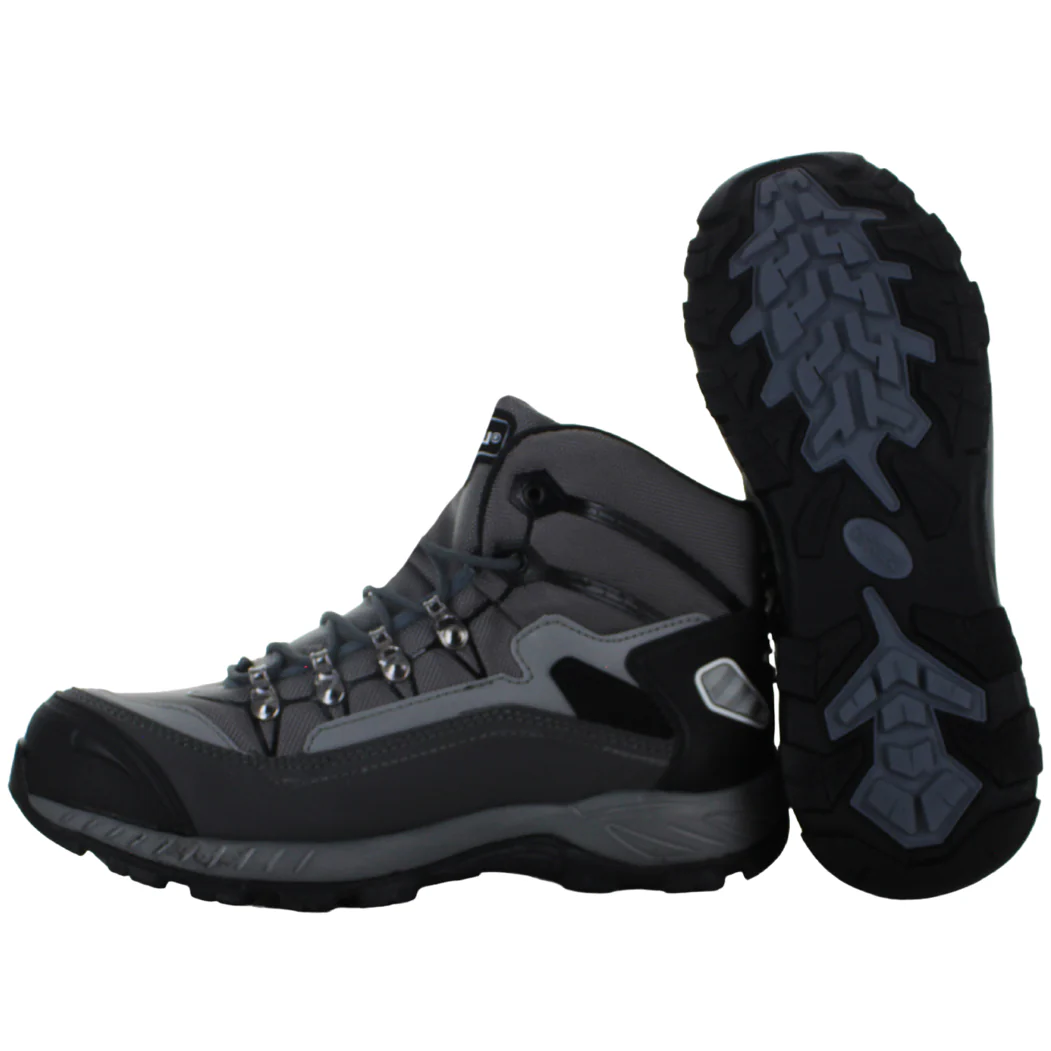 CARIBU BOTA OUTDOOR ANTIDERRAPANTE GRIS NEGRO HOMBRE 84209 - Imagen 5