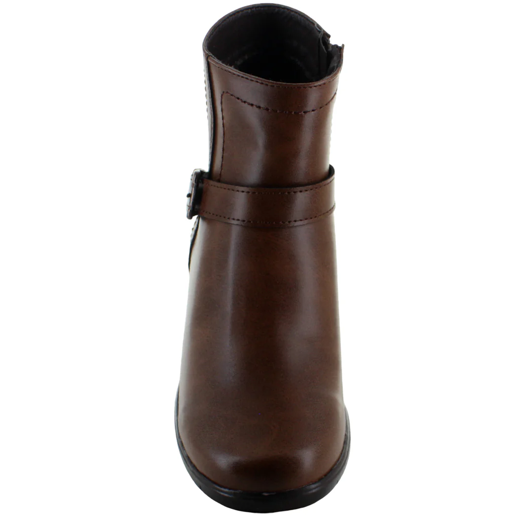 VITALIA BOTIN MODA FORMAL ELEGANTE CUÑA HEBILLA MUJER 91161 - Imagen 4