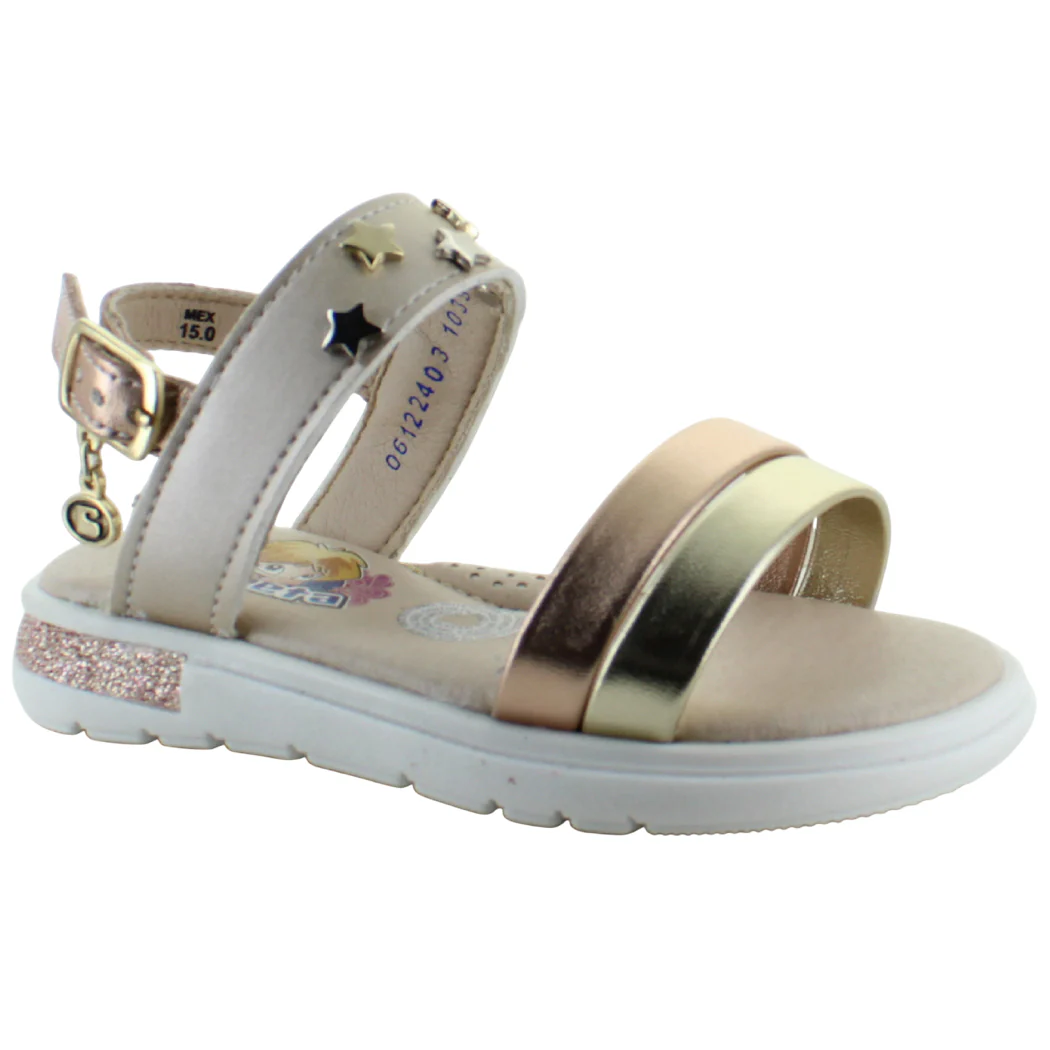 COQUETA SANDALIA VESTIR MODA CASUAL STARS HEBILLA NIÑA 92894 - Imagen 3