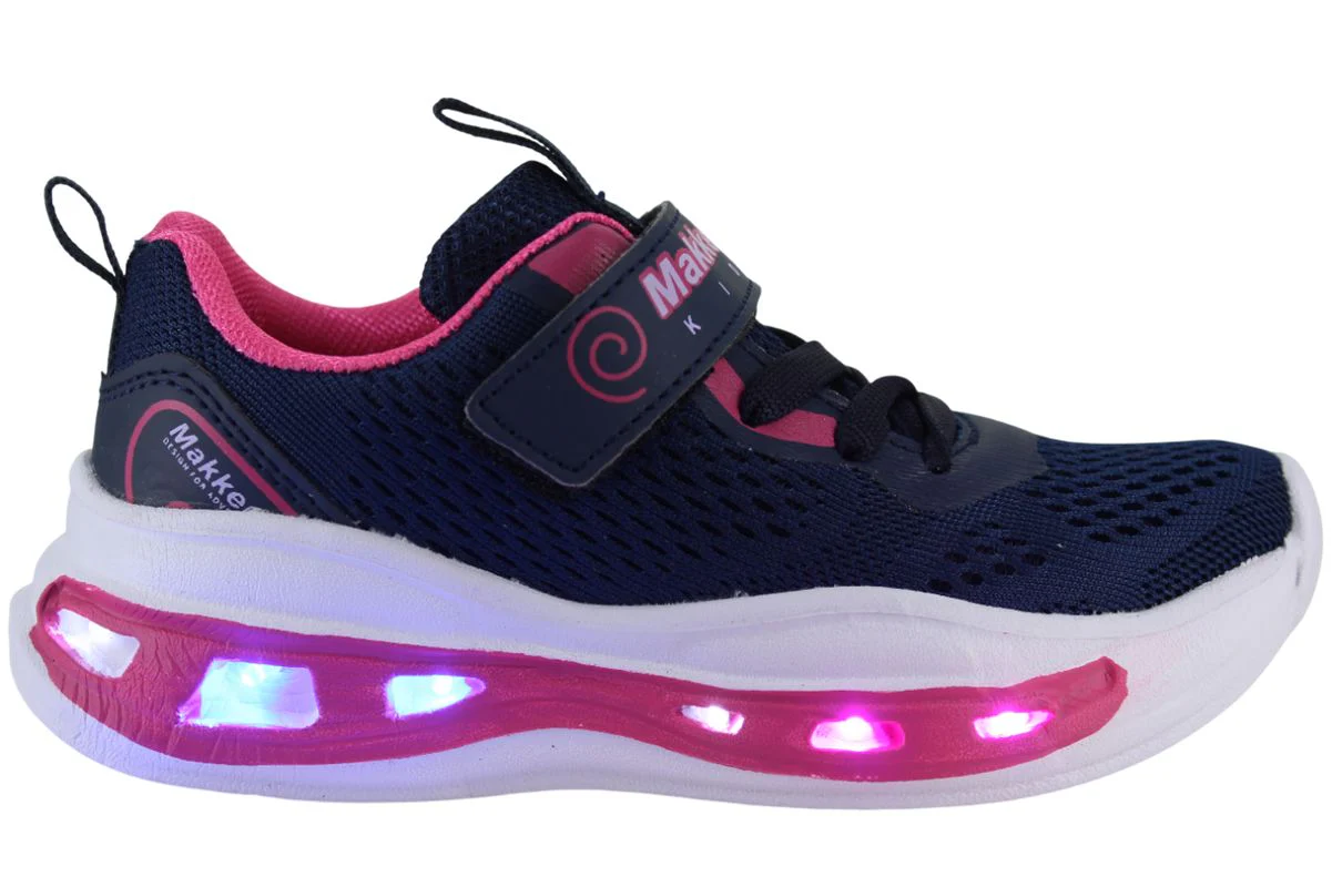 MAKKENA TENIS SNEAKERS URBANO LUCES MODA SPORT NIÑAS 95038