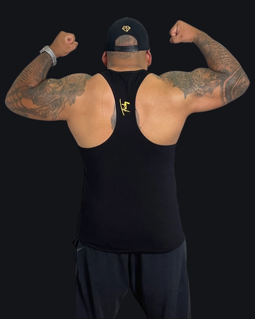 Fichy Gym Tank Top Men´s Logo yellow - Imagen 5