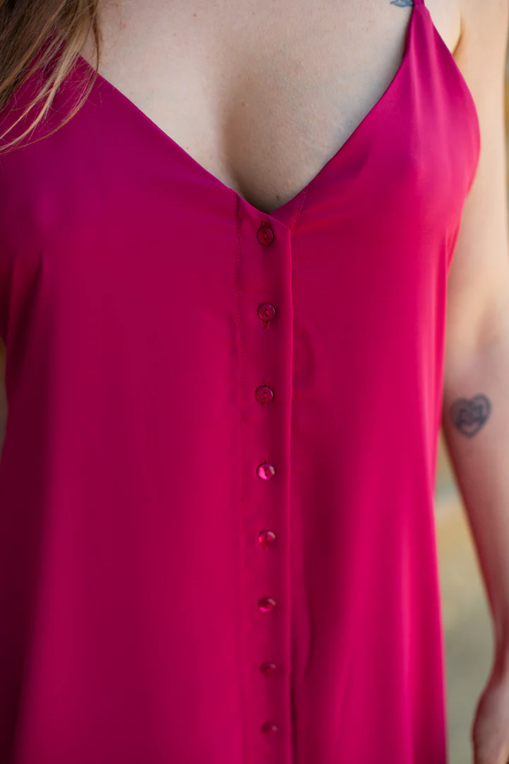 Vestido Kathryn Burgundy - Imagen 4