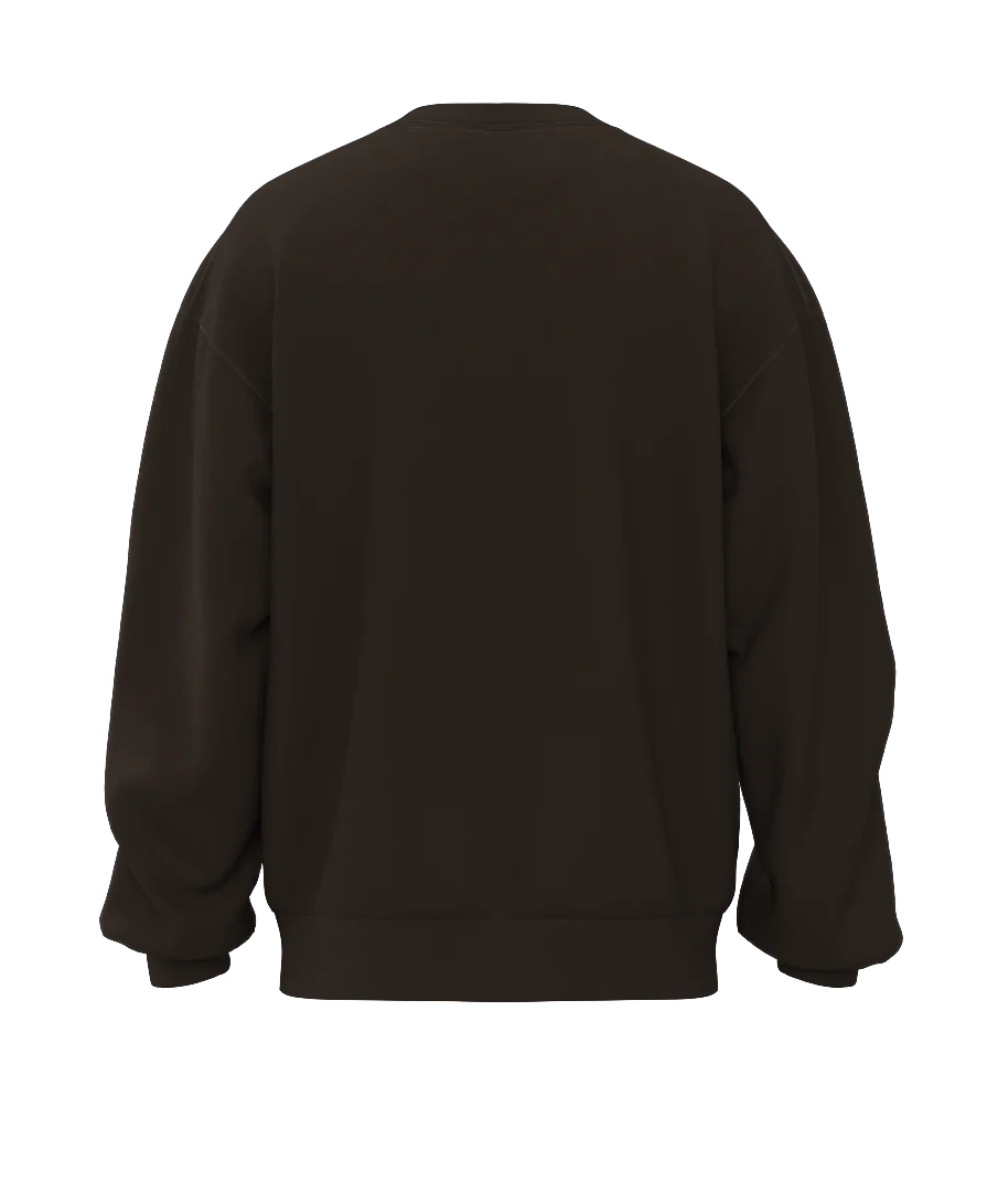 Crewneck Hudson I Oversized Organic Cotton Sweatshirt 350 GSM - Imagen 7