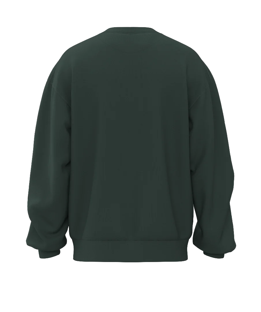 Crewneck Hudson I Oversized Organic Cotton Sweatshirt 350 GSM - Imagen 5