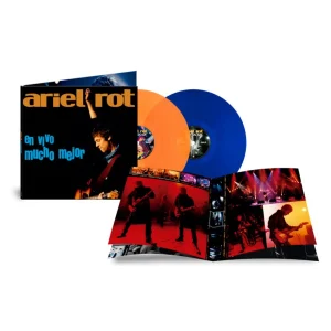 Ariel Rot - 2LP Vinilo Azul/Naranja "En Vivo Mucho Mejor"