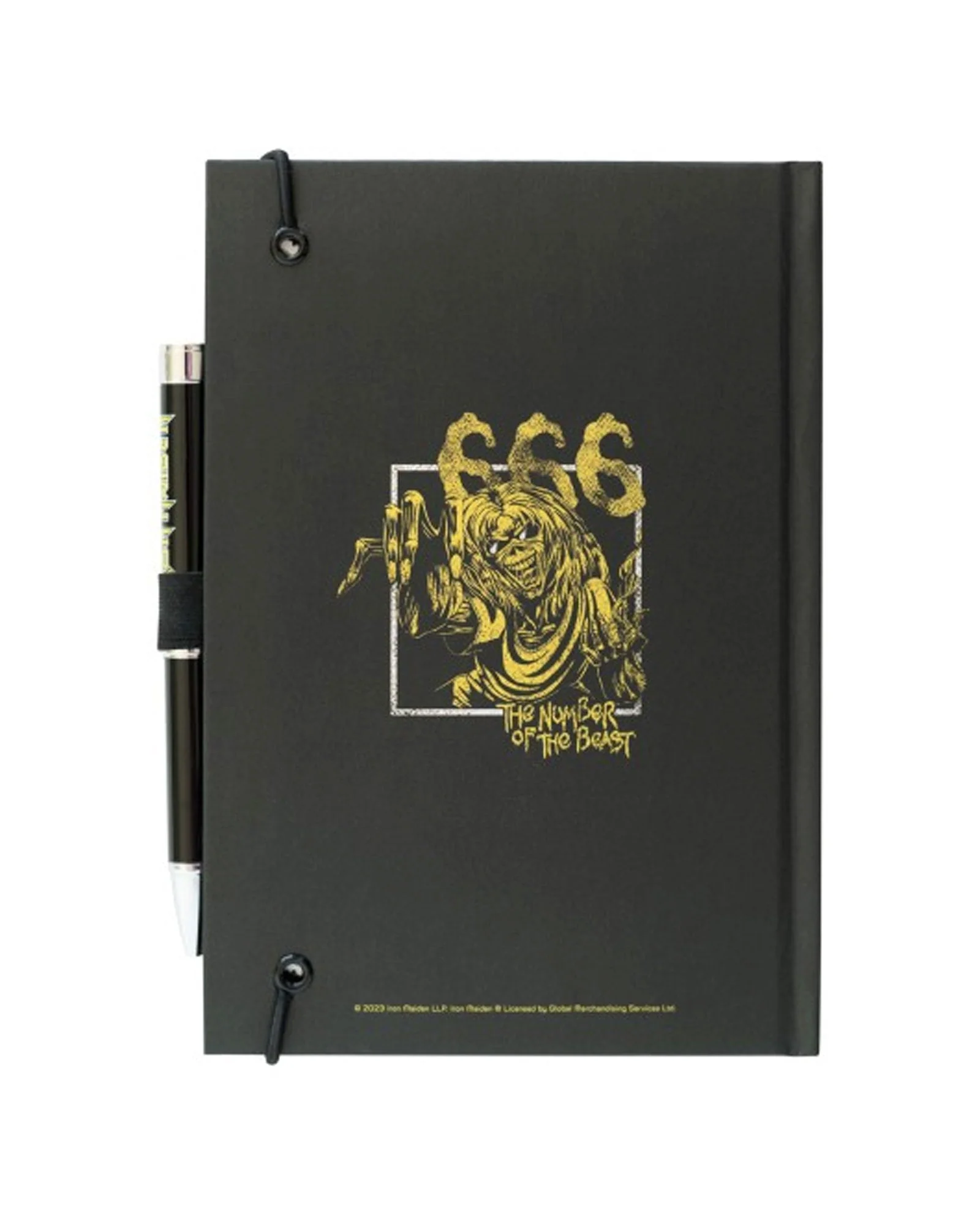 Iron Maiden - Cuaderno A5 premiun con bolígrafo proyector "Iron Maiden" - Imagen 2