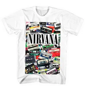Nirvana - Camiseta "Cassettes" Unisex