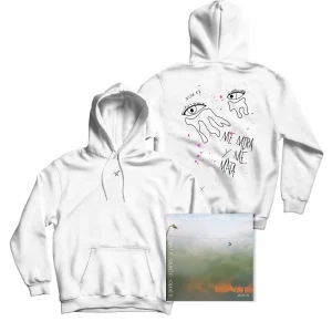 Miren - PACK CD + Sudadera  Capucha Unisex "Ojos" Blanca