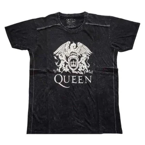 Queen - Camiseta "White Classic Crest" Unisex