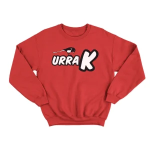 Sudadera Clásica Unisex URRAK Logo - Roja